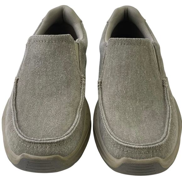 Skechers Mens Relaxed Fit Cohagen Vierra Sneaker Cooled Comfort Slip On Taupe S9 - Picture 3 of 12